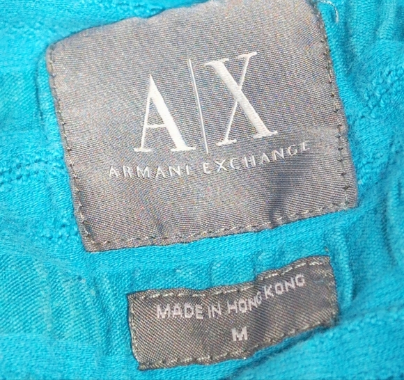 AX sz M Blue Button-Up Shirt By Armani Exchange - Picture 4 of 7